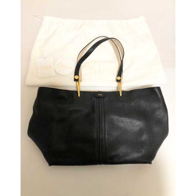 美品☆Chloe☆クロエ☆トートバッグ☆レザー☆黒☆KERI☆ 激安で販売