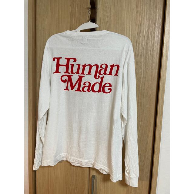 HUMAN MADE(ヒューマンメイド)のgirls don't cry × human made ロンT XL  激レア メンズのトップス(Tシャツ/カットソー(七分/長袖))の商品写真