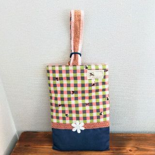 上履き入れ ハンドメイド シューズ袋(シューズバッグ)