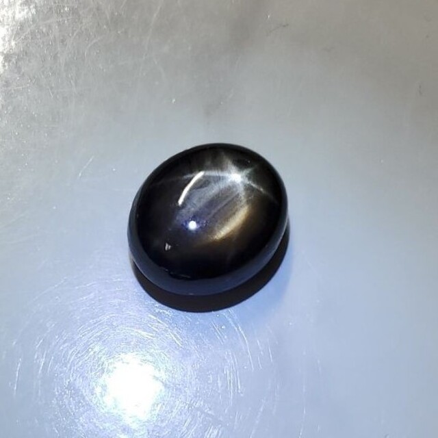 特大！天然ブラックスターサファイア 15ct± 1803