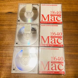 ミツビシ(三菱)の【MO】Mac用MOディスク 640&230MB(PC周辺機器)