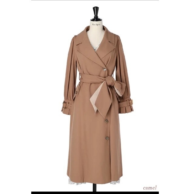 Herlipto Belted Dress Trench Coat