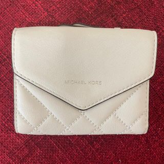 マイケルコース(Michael Kors)の【ほぼ未使用】MICHAEL KORS 財布 ホワイト 白 マイケルコース(財布)