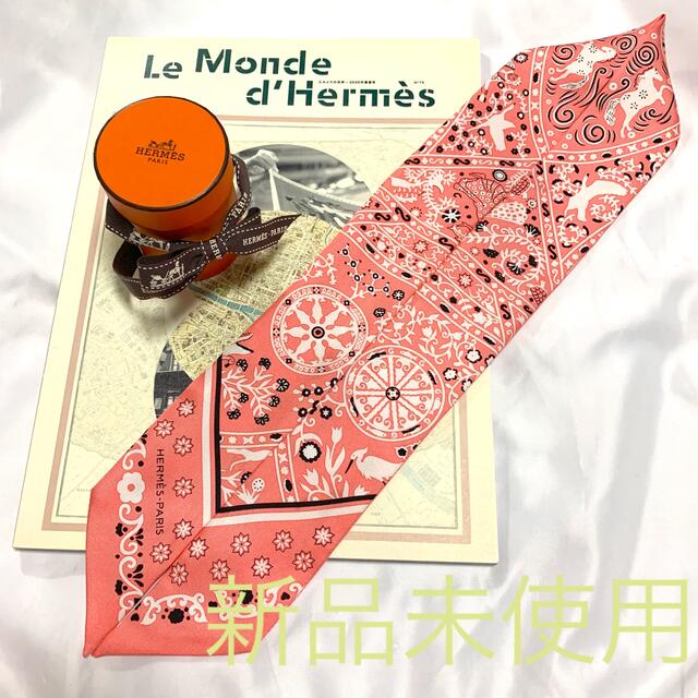 Hermes(エルメス)の【美品】エルメス ツイリー 風の民 レディースのファッション小物(バンダナ/スカーフ)の商品写真