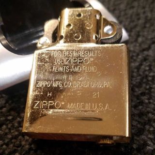 ジッポー(ZIPPO)の【新品】Zippo 純正 金色 インサイドユニット インナー ゴールド(タバコグッズ)