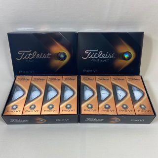 タイトリスト(Titleist)のタイトリスト PROV1 ホワイト　ゴルフボール　2ダース　24球　ローナンバー(その他)