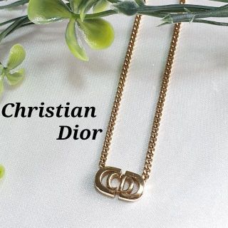 希少デザイン✨ Christian Dior CDロゴネックレス ゴールド - ネックレス