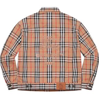 シュプリーム(Supreme)の評価418！Supreme Burberry Denim Trucker(Gジャン/デニムジャケット)