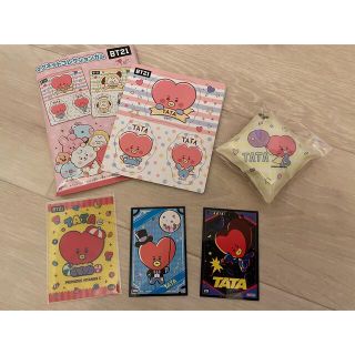 ボウダンショウネンダン(防弾少年団(BTS))のBT21 TATA クッションチャーム・マグネット・カードセット(アイドルグッズ)