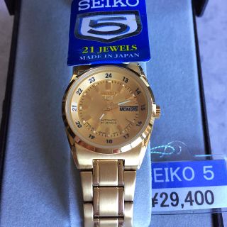 セイコー(SEIKO)のお値下げ❗️新品✨SEIKO5 ✨自動巻 レディース 腕時計❣️(腕時計)