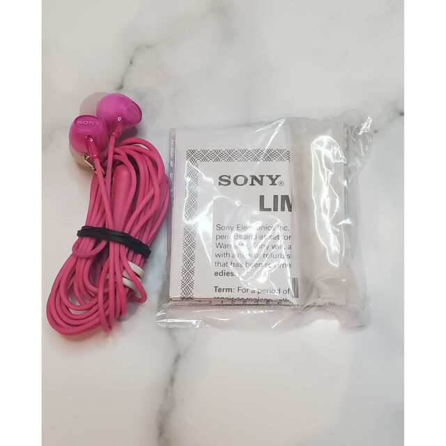 SONY(ソニー)のSony   MDR-EX15AP 3.5mmジャック イヤホン　カラー/ピンク スマホ/家電/カメラのオーディオ機器(ヘッドフォン/イヤフォン)の商品写真