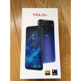 アンドロイド(ANDROID)の【新品未開封】 TCL-10 5G Chrome Blu(スマートフォン本体)