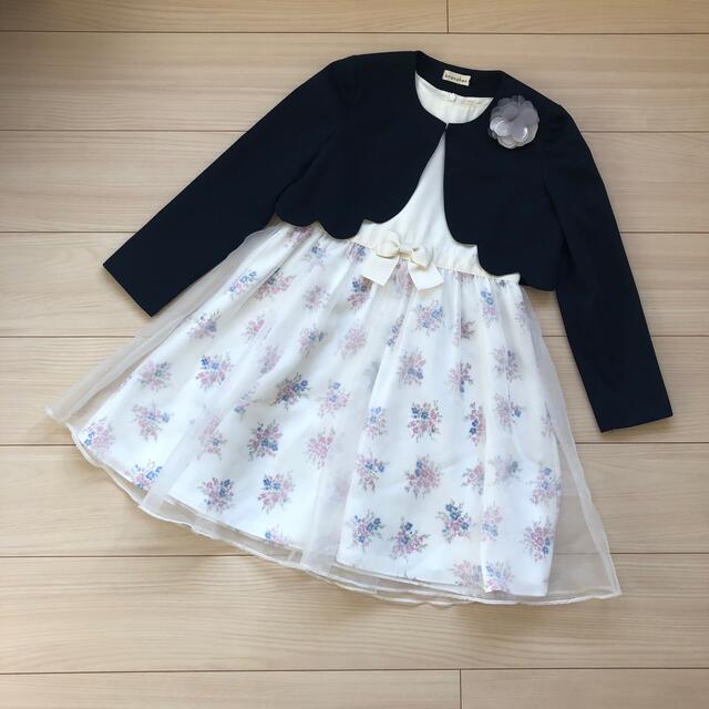 Branshes(ブランシェス)のブランシェス　フォーマルワンピース　130 入学式 キッズ/ベビー/マタニティのキッズ服女の子用(90cm~)(ドレス/フォーマル)の商品写真