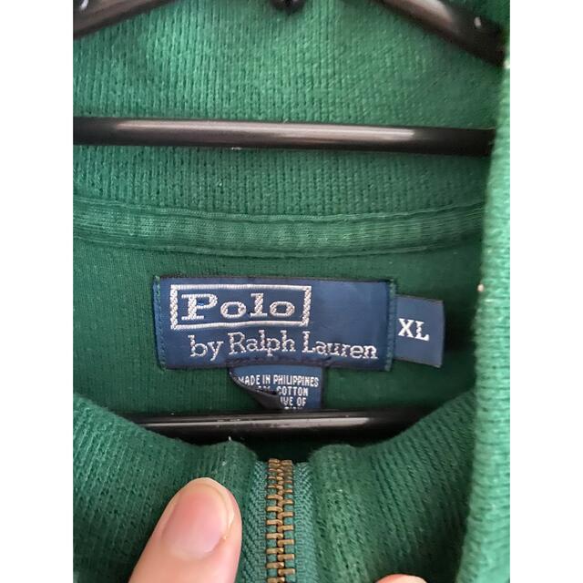 POLO RALPH LAUREN ラルフローレン ハーフジップ ニット 緑