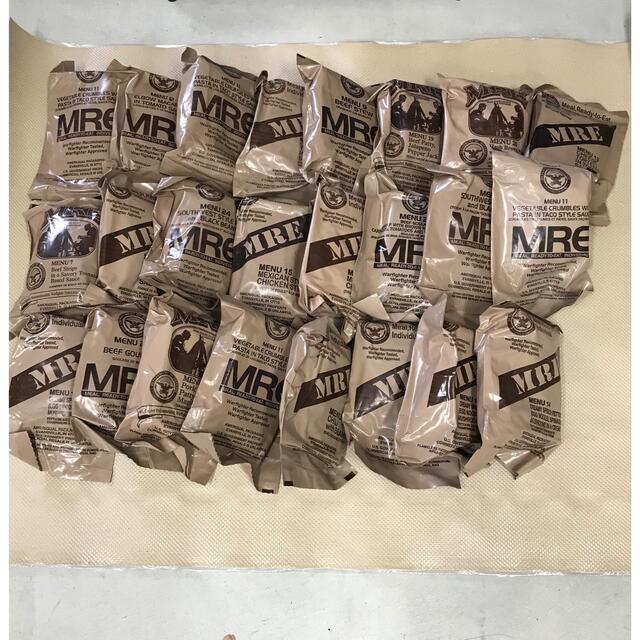 MRE  24個　+1個(おまけ)米軍　レーション　ミリメシ　バラ エンタメ/ホビーのミリタリー(その他)の商品写真