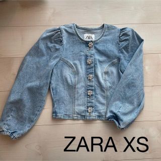 ザラ(ZARA)のZARA ジェムボタン　デニムジャケット　Gジャン(Gジャン/デニムジャケット)