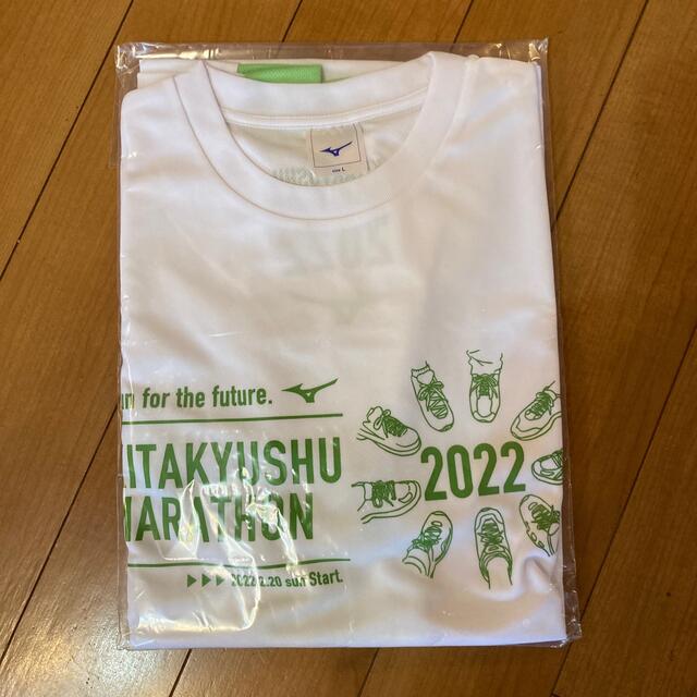MIZUNO(ミズノ)の北九州マラソン2022　Tシャツ L スポーツ/アウトドアのランニング(ウェア)の商品写真