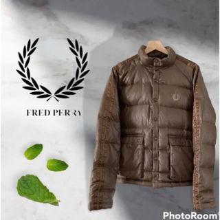 FRED PERRY(ダウンジャケット ・ ブラウン/茶色系)のフリマ FRED PERRY(ダウンジャケット ・ ブラウン/茶色系)のフリマ