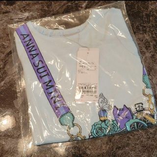 アナスイミニ(ANNA SUI mini)の未開封　アナスイミニ　レース切り替えバッグ風プリントTシャツ　ロンT  トップス(Tシャツ/カットソー)