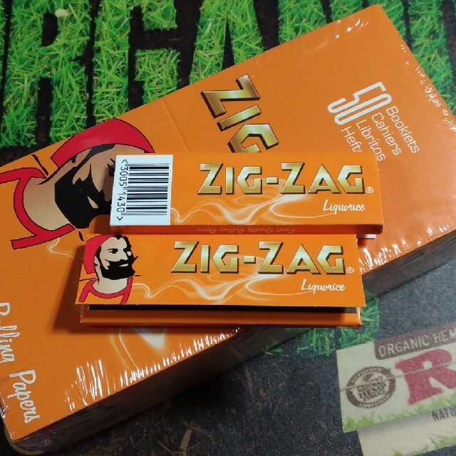 ZIGZAG ジグザグ リコリス ペーパー 2箱 100個 手巻きタバコ用