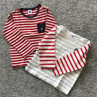 プチバトー(PETIT BATEAU)の【cay様専用】PETIT BATEAU プチバトー ボーダーTシャツ(Ｔシャツ)