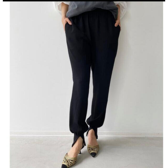 L'Appartement DEUXIEME CLASSE(アパルトモンドゥーズィエムクラス)の今季完売品Col Pierrot /コル ピエロ◇Rib pant◇size36 レディースのパンツ(その他)の商品写真