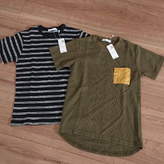 イッカ(ikka)の⭐新品未使用⭐ikka 半袖シャツ 150cm タグ付き 2枚セット イッカ(Tシャツ/カットソー)