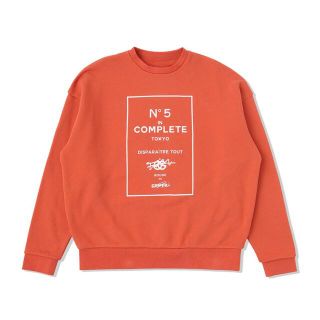 シュプリーム(Supreme)の【新品未使用】genzai INCOMPLETE No5 Sweat オレンジ(スウェット)