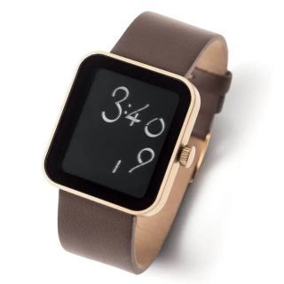 レクソン(LEXON)のLEXON レクソン　Script Watch スクリプトウォッチ　ブラウン(腕時計)