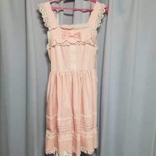 ベイビーザスターズシャインブライト(BABY,THE STARS SHINE BRIGHT)のBABY❤ピンク❤JSK👗即購入okです🎀(ひざ丈ワンピース)