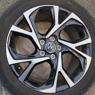 C−HR 18インチトヨタ純正ホイール4本セット タイヤ付き