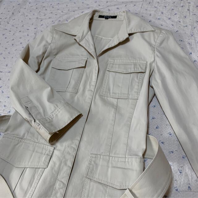 M-premier(エムプルミエ)のエムプルミエ  サファリ　チノ素材　スプリングコート　ジャケット レディースのジャケット/アウター(スプリングコート)の商品写真