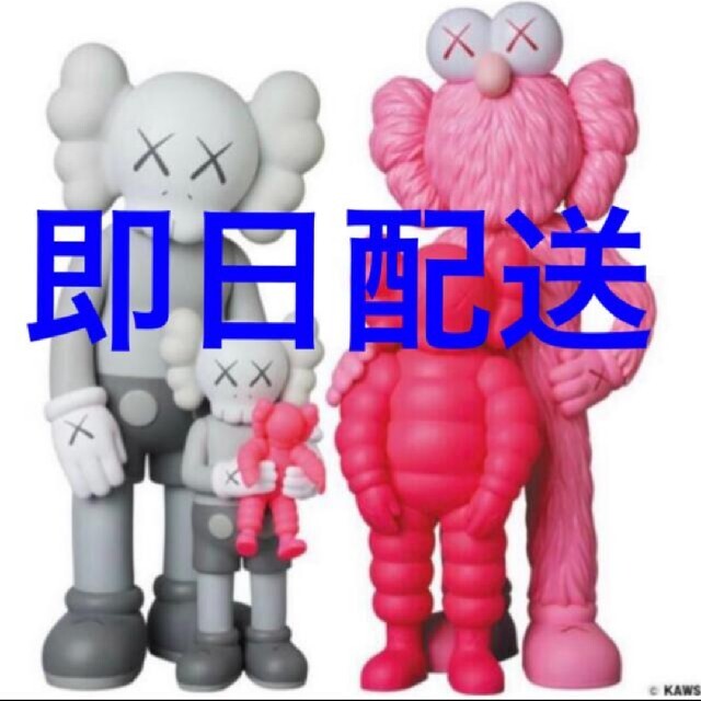 BE@RBRIC KAWS FAMILY  カウズ ファミリー グレー gray