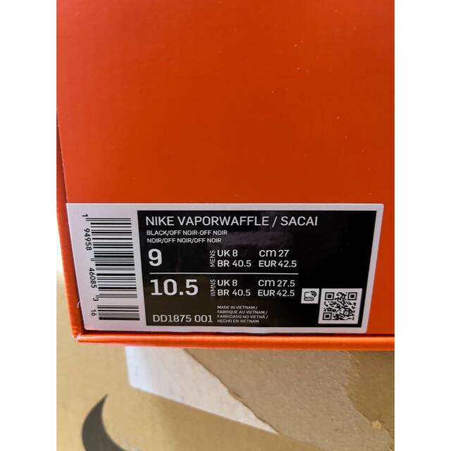 sacai(サカイ)のナイキ NIKE VAPORWAFFLE サカイ ヴェイパーワッフル 27.0 メンズの靴/シューズ(スニーカー)の商品写真