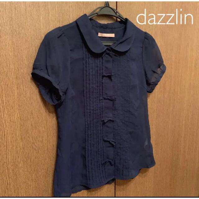 dazzlin(ダズリン)のdazzlin ♡ ブラウス トップス リボン レディースのトップス(シャツ/ブラウス(半袖/袖なし))の商品写真