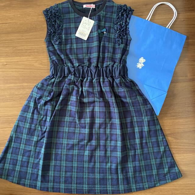 ファミリア 140 ワンピース チェックワンピース 出産祝い 51.0%OFF