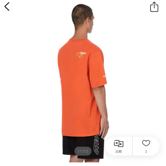 OFF-WHITE(オフホワイト)のHERON PRESTON ヘロンプレストン カットソー tシャツ ハト acw メンズのトップス(Tシャツ/カットソー(半袖/袖なし))の商品写真