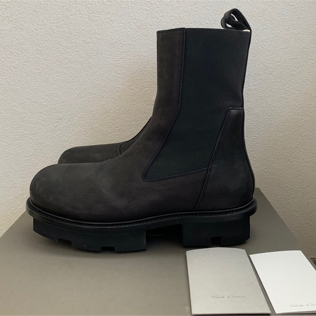 Rick Owens(リックオウエンス)の新品未使用 RICK OWENS BOZO MEGATOOTH BEETLE メンズの靴/シューズ(ブーツ)の商品写真