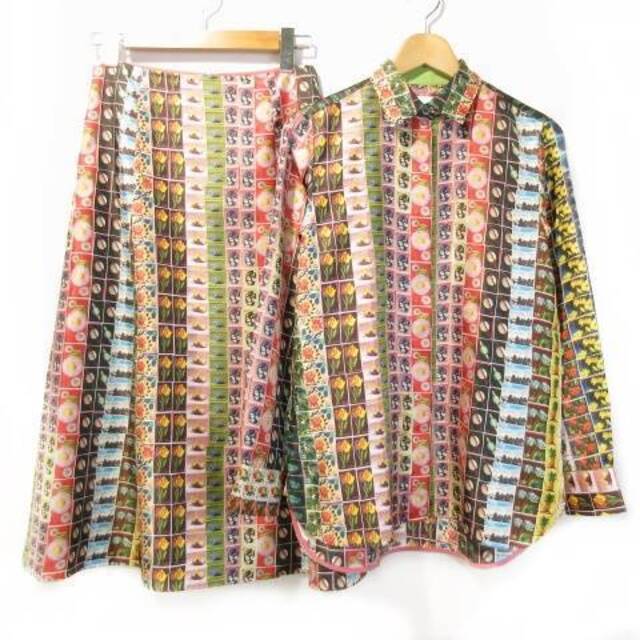 ポールスミス PAUL SMITH 19SS 切手柄セットアップ シャツ 38 都内で www.skytrac.ca