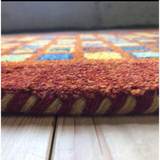 ウールギャべ 手織り 67×135cm キッチンマットサイズ 新品未使用