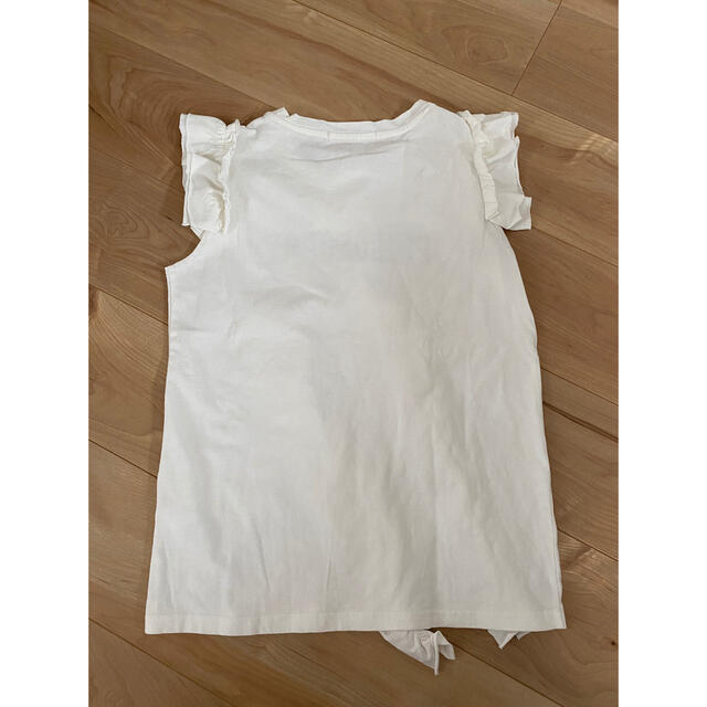 ROSE BUD(ローズバッド)の美品/ROSE BAD フリルロゴT レディースのトップス(Tシャツ(半袖/袖なし))の商品写真