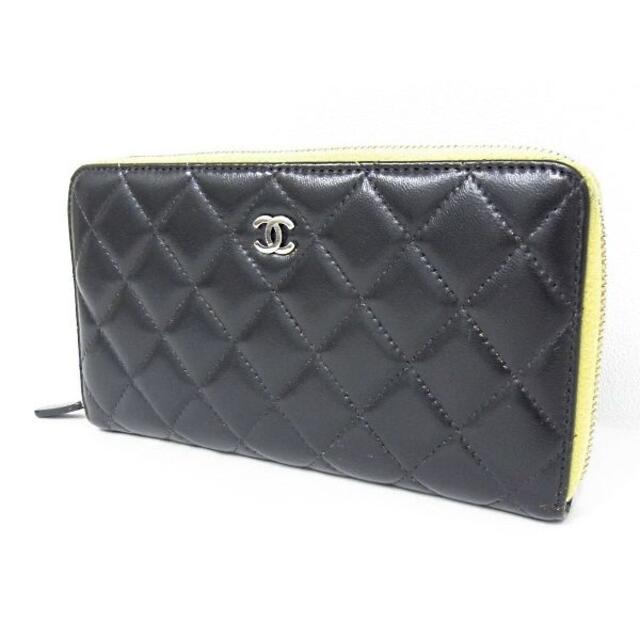 CHANEL 18番台 マトラッセ 長財布■04sk080578176