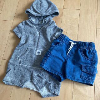 ベビーギャップ(babyGAP)のGAP カバーオールとパンツセット(カバーオール)