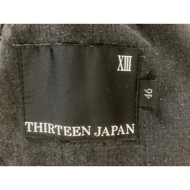 THIRTEEN JAPAN(サーティンジャパン)のTHIR TEEN THIR JAPAN ホワイトデニム パンツ メンズのパンツ(デニム/ジーンズ)の商品写真