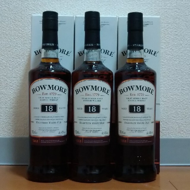 ボウモア18年 3本セット | wellsprings.uk.net