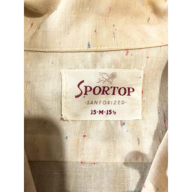 サイズ交換対象外 レア 50年代 ビーンテージ SPORTOP オープンカラー