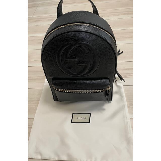 Gucci - グッチ GUCCI バックパック リュック 黒 536192 レザー  バッグ