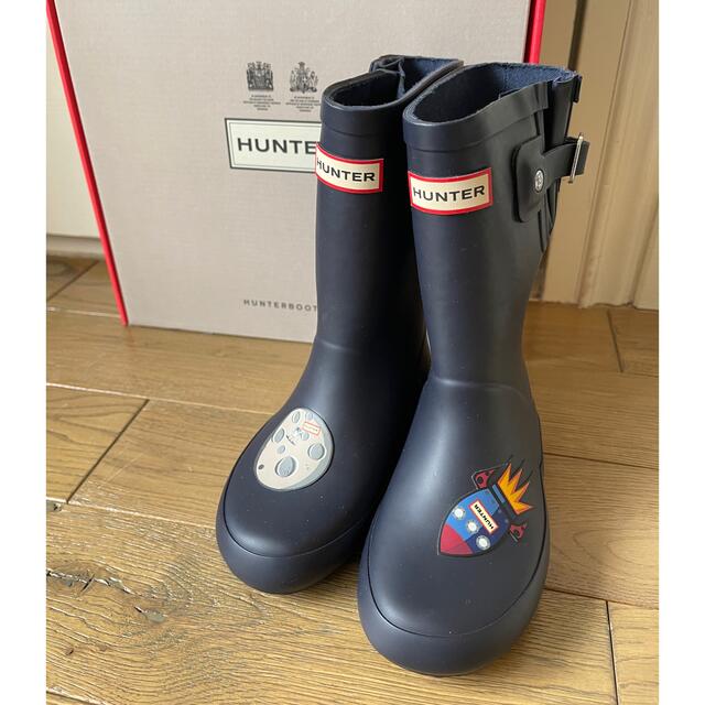 新品未使用☆ レア HUNTER キッズ レインブーツ EU28 17cm