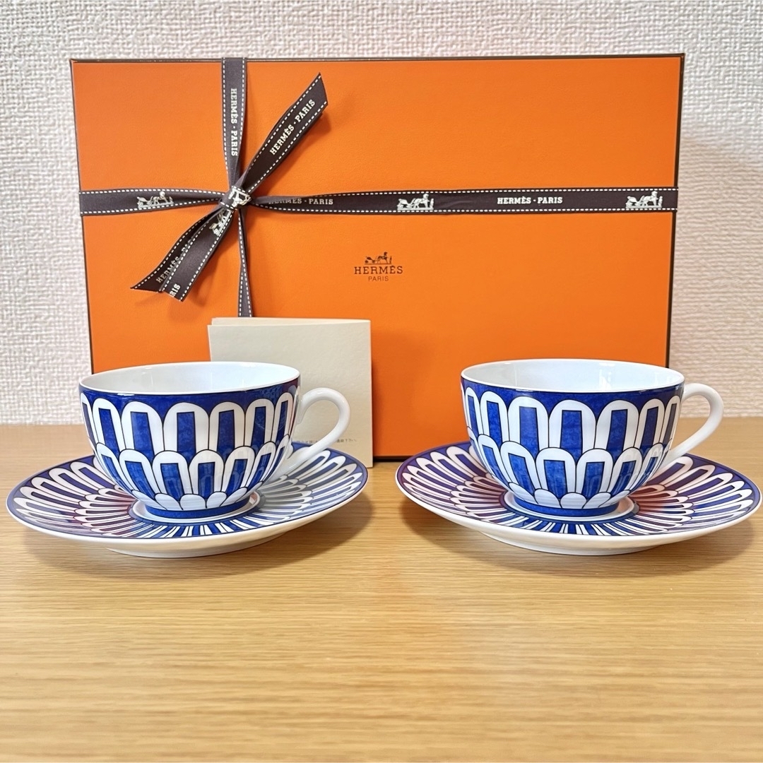 【廃盤 2客】エルメス ブルーダイユール ティーカップ&ソーサー 200ml | フリマアプリ ラクマ 【廃盤 2客】エルメス ブルーダイユール ティーカップ&ソーサー 200ml | フリマアプリ ラクマ