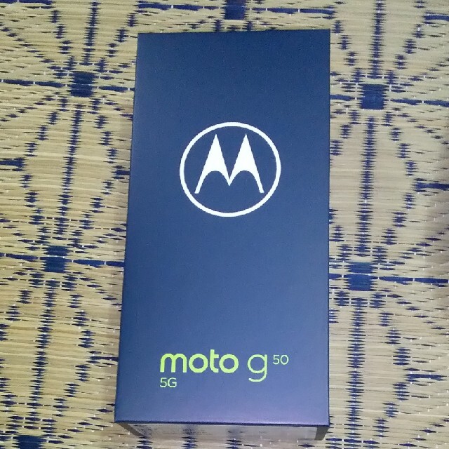 moto g50 5G 新品未使用　メテオグレイ